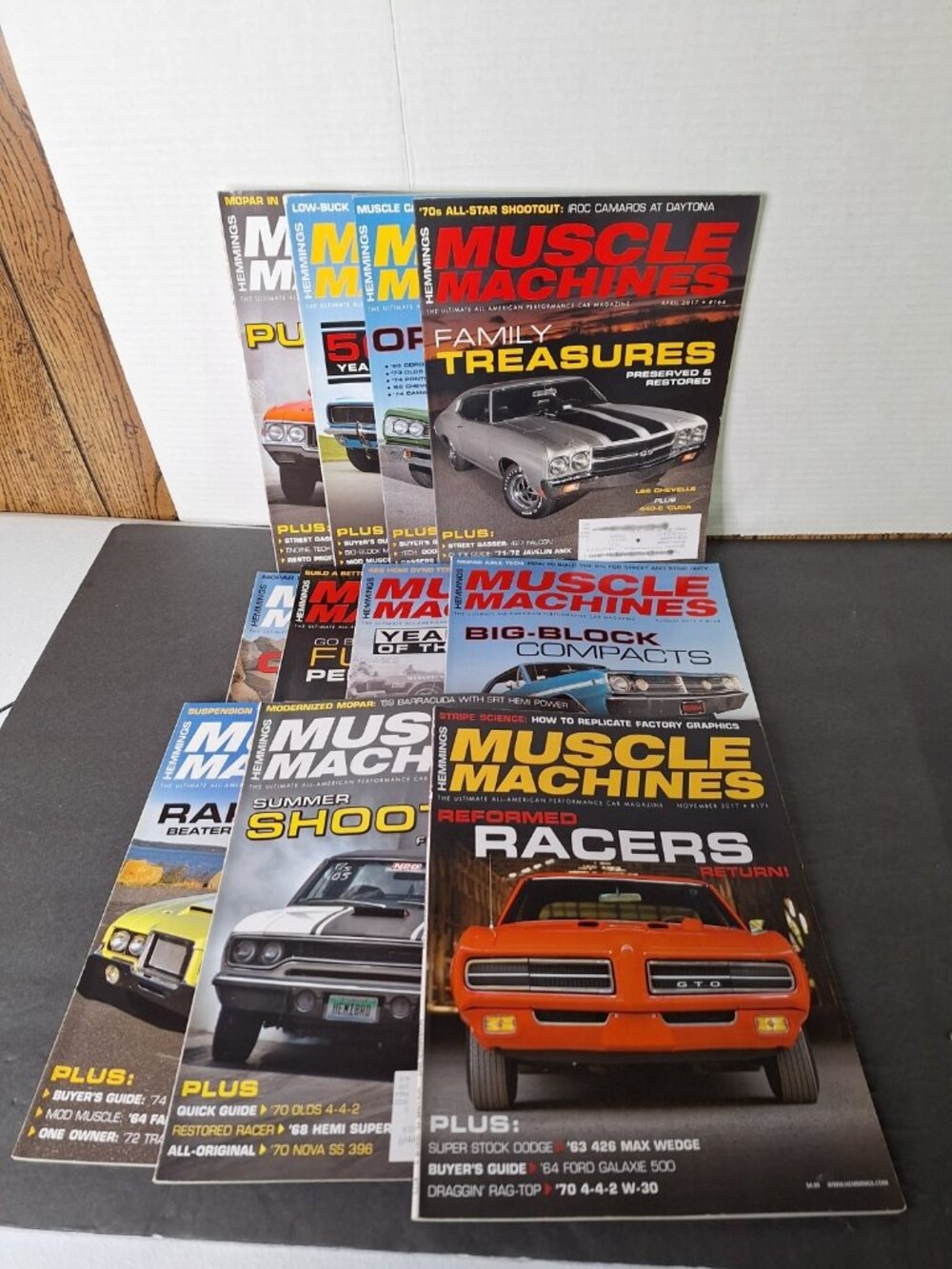 Hemmings Muscle Machines Magazine 2017 January - November 11-Issues  Missing De